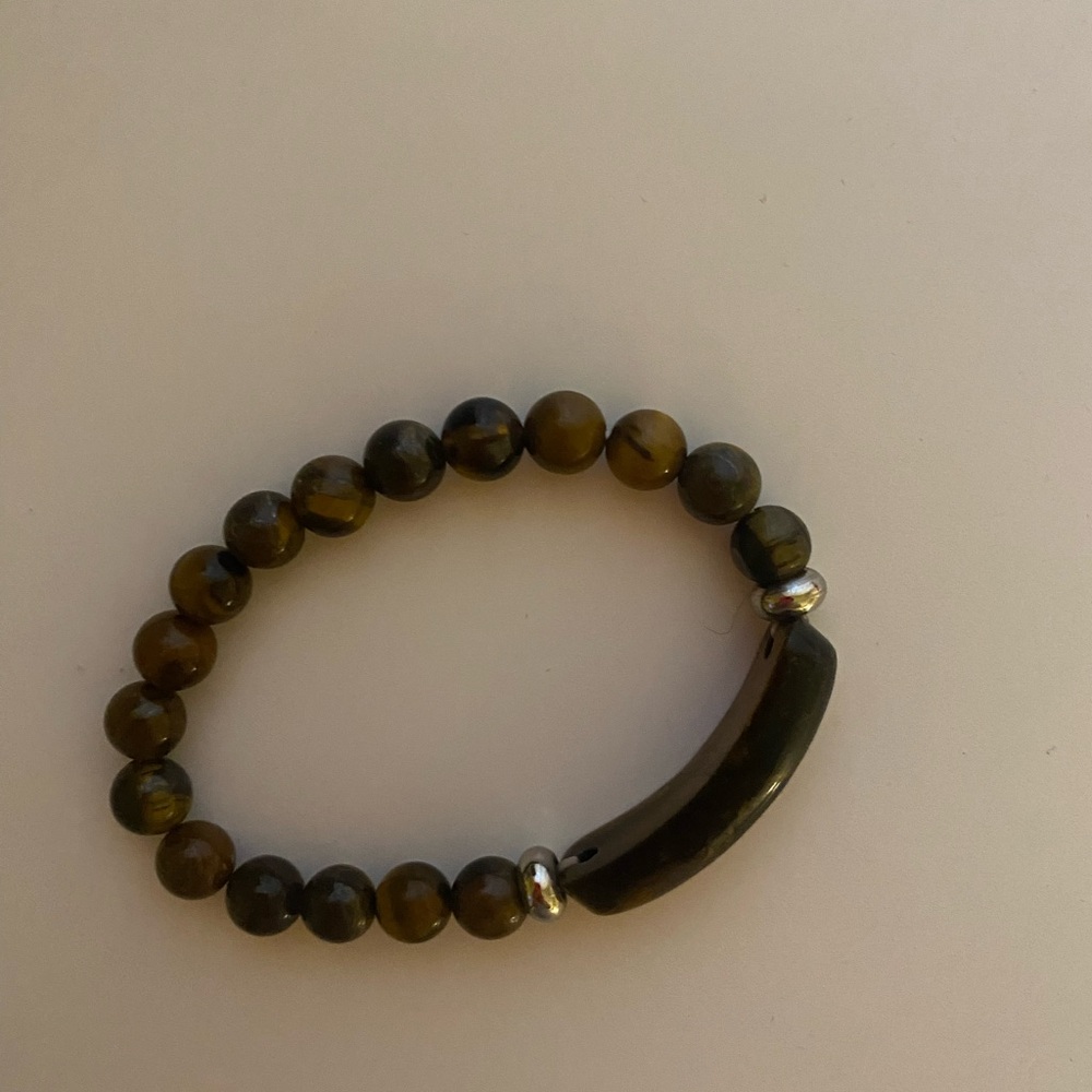 New Brown Beaded Tiger Eye Bracelet for Women and Men Unisex